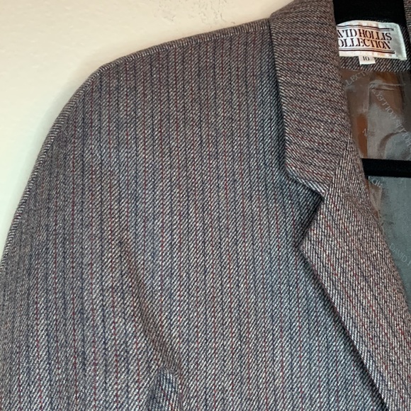 David Hollis Collection women’s vintage wool blazer jacket Size 10 - Picture 13 of 16